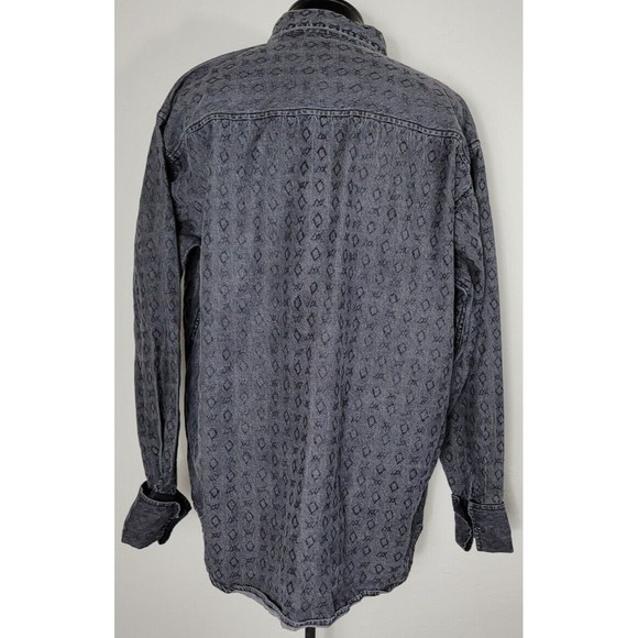 Vintage Ice Wear Button Front Shirt Size XL Ice T Rap Hip Hop Cross Colours - Picture 3 of 4